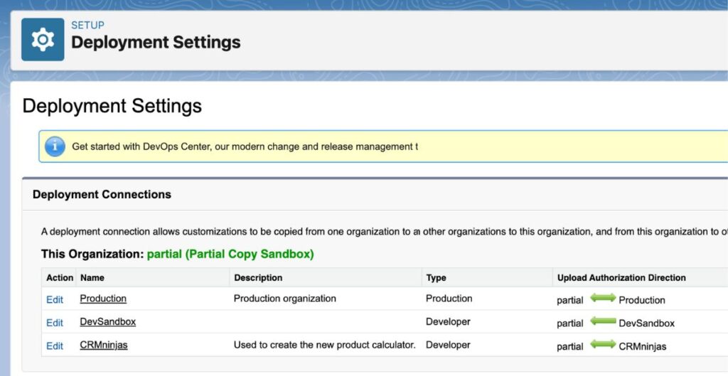 Change Sets Deployment Settings — Salesforce Deployment Best Practices